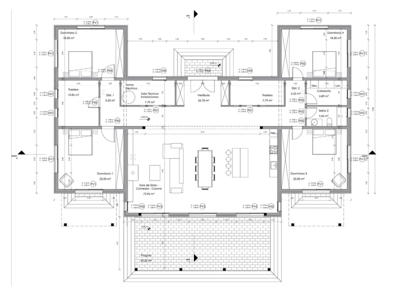 campos landfinca plan web Immobilien Mallorca - Luxus Immobilien, Finca und Luxus Appartements auf Mallorca kaufen - Claus von Benz Immobilien Mallorca