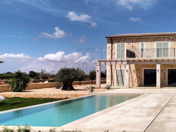 santanyi exclusive new build finca with guesthouse pool