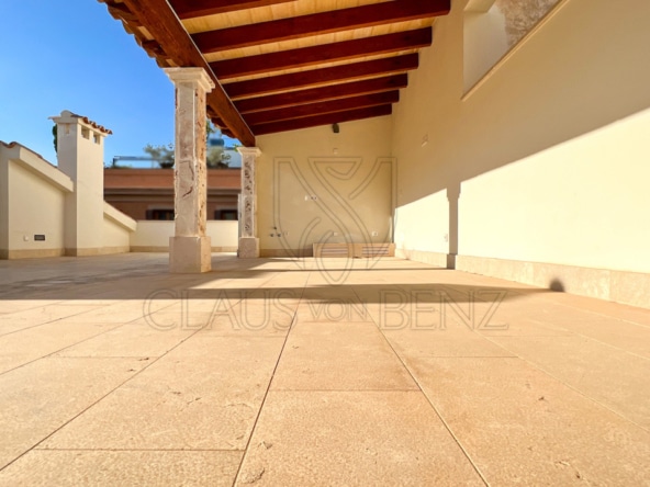 roof terrace 1 3 Real Estate Mallorca - Luxury properties, fincas and luxury apartments for sale in Mallorca - Claus von Benz Real Estate Mallorca