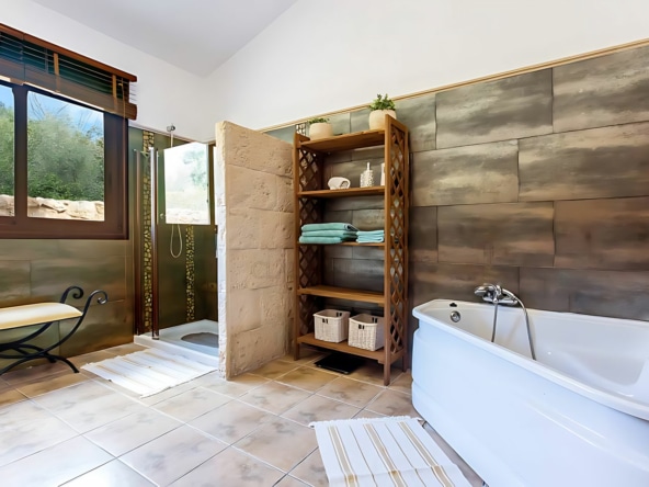 finca with license etv palma bathroom with corner bath