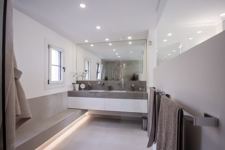 house santa ponsa with modern bathroom