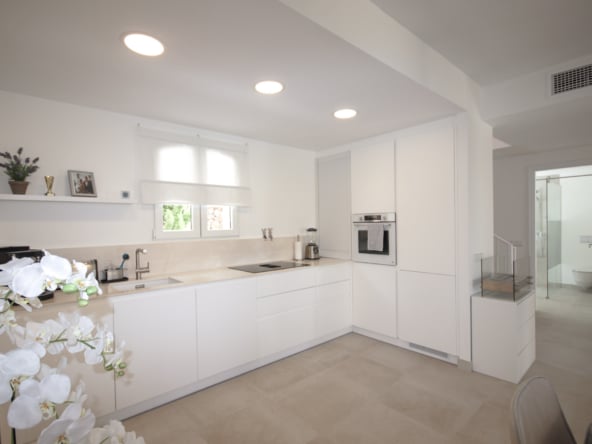 house santa ponsa with white kitchen