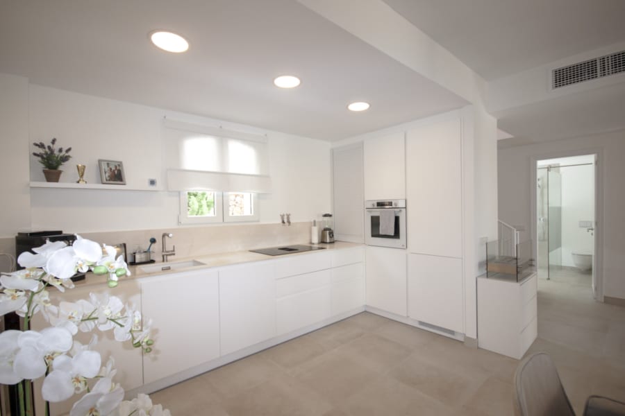 house santa ponsa with white kitchen