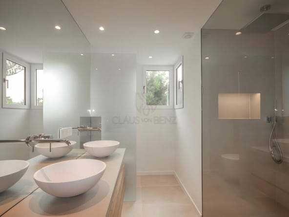 luxury penthouse sea view modern bathroom