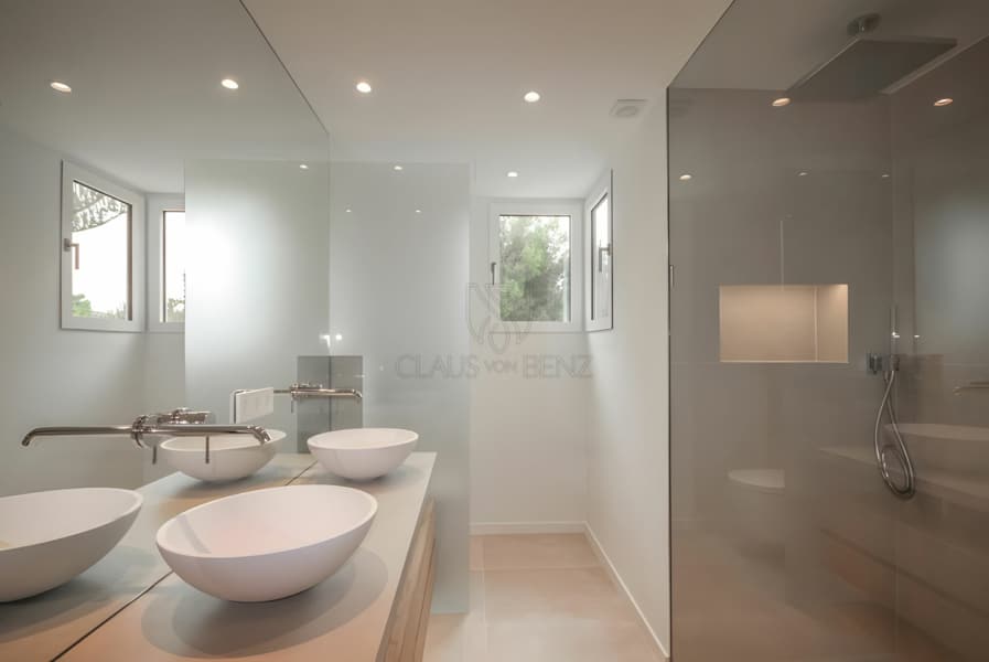 luxury penthouse sea view modern bathroom