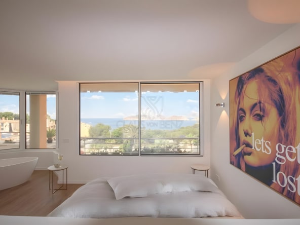 luxury penthouse sea view bedroom