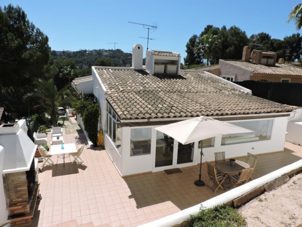 costa de la calma renovated villa exterior view