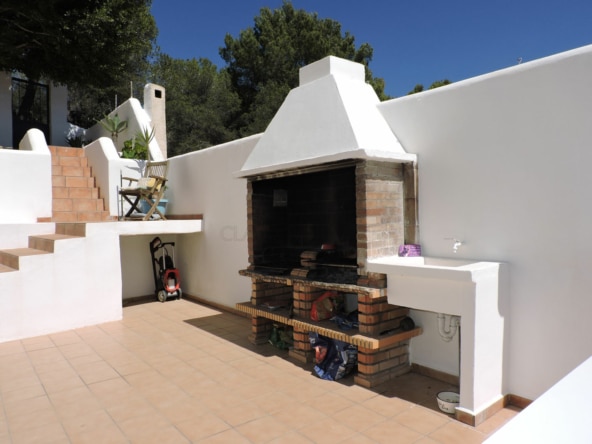 costa de la calma renovated villa exterior kitchen