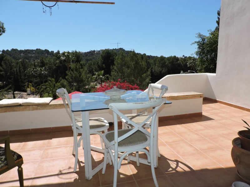 costa de la calma renovated villa terrace with view