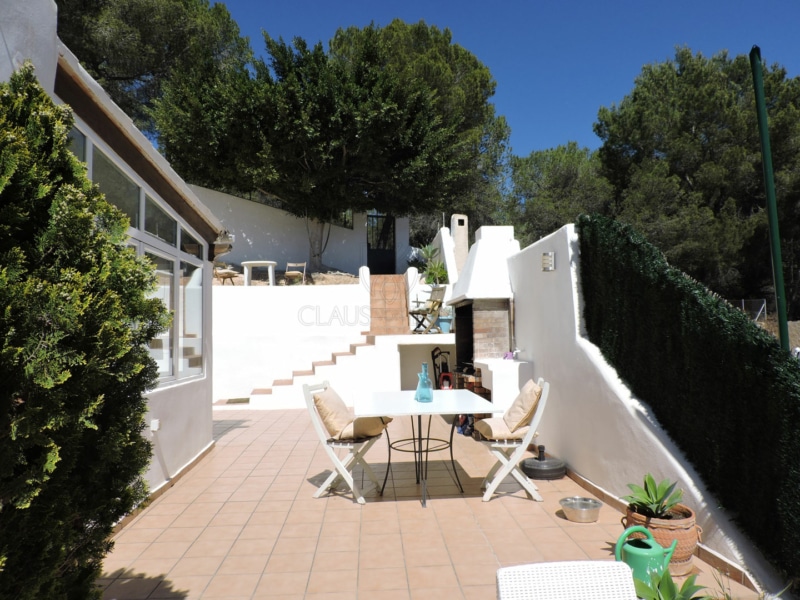 costa de la calma renovated villa terrace with outdoor kitchen