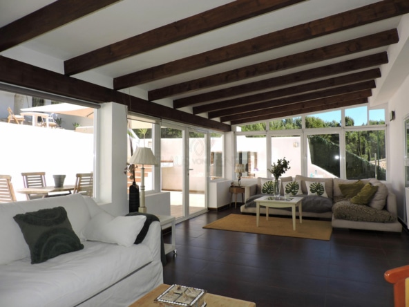 costa de la calma renovated villa living room