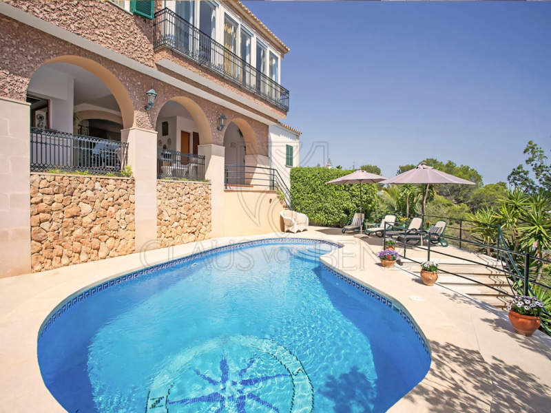 nova santa ponsa sea view villa pool landscape