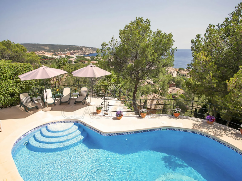 nova santa ponsa villa con vistas al mar piscina con vistas al mar