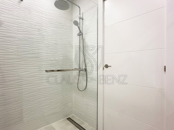 arenal newly renovated apartment with side sea view shower