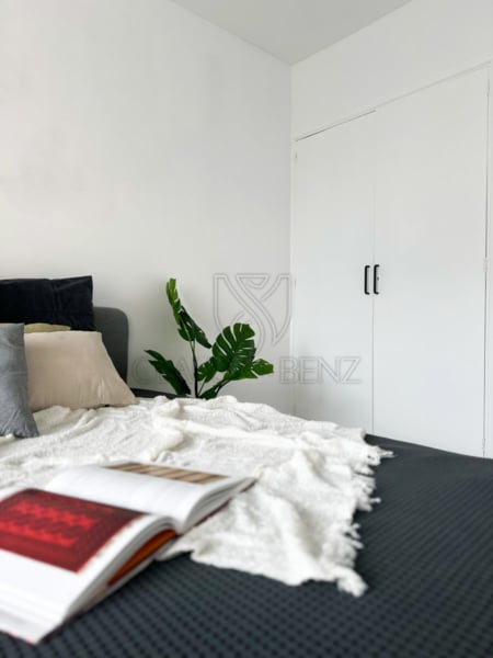 arenal newly renovated apartment with side sea view built-in wardrobe