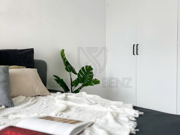 arenal newly renovated apartment with side sea view built-in wardrobe