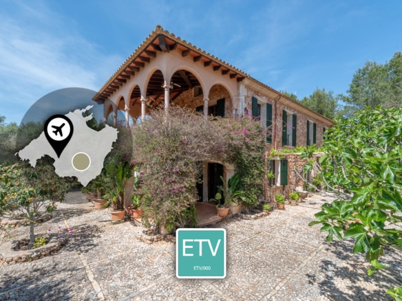 porreres dreamlike finca with rental license exterior view