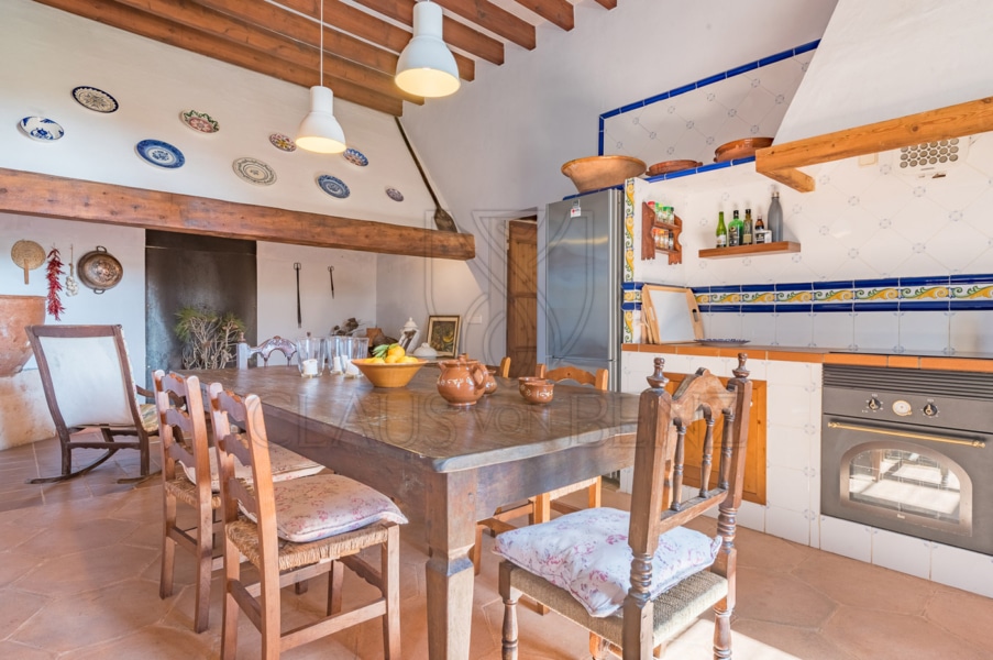 porreres dreamlike finca with rental license kitchen