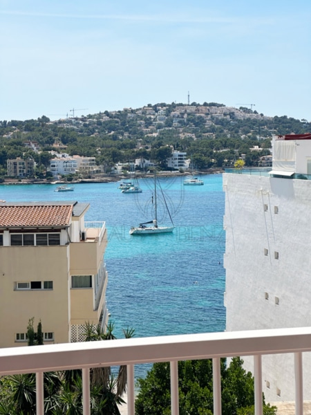 santa ponsa newly renovated sea view apartment sea view