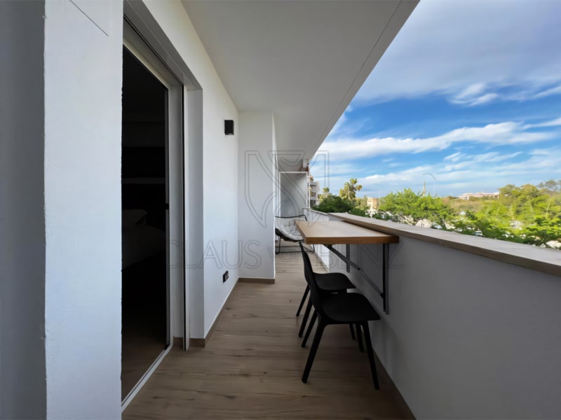 el molinar exklusives appartement mit meerblick und garage balkon ausblick