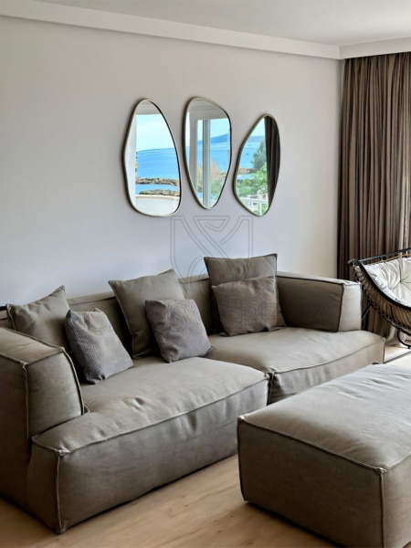 el molinar exclusive apartment with sea view and garage living room couch