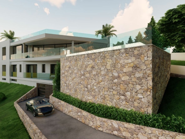 costa den blanes new build luxury property with sea view driveway