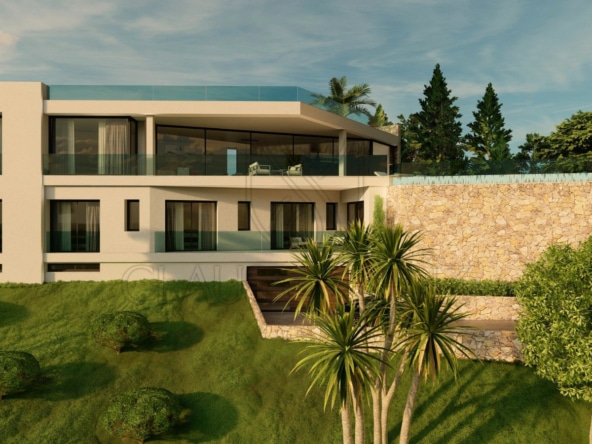 costa den blanes new build luxury property with sea view facade