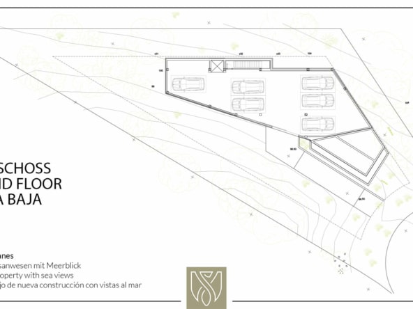 costa den blanes neubau luxusanwesen mit meerblick plan erdgeschoss