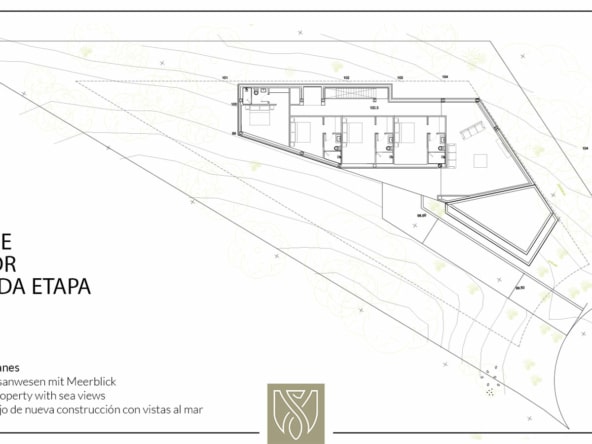 costa den blanes neubau luxusanwesen mit meerblick plan zweites geschoss