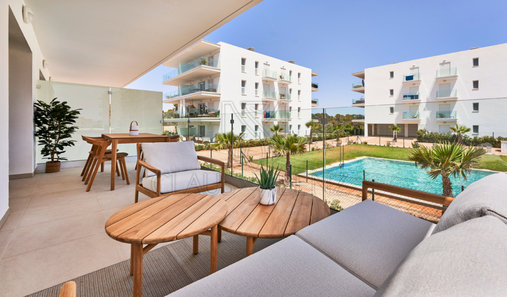 cala dor luxusapartment balkon poolblick balkonwohnung