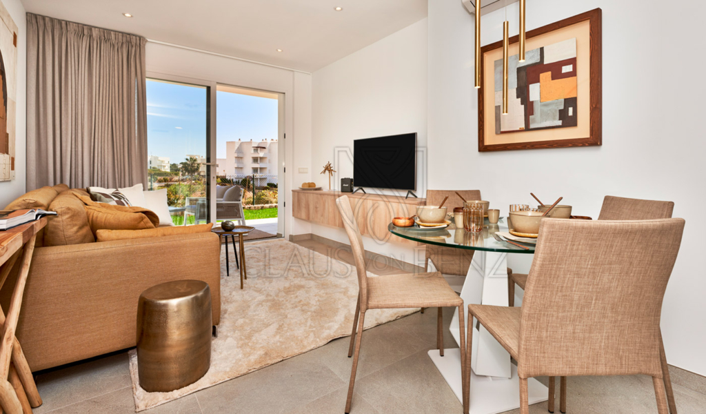 cala dor luxury apartment dining room bright