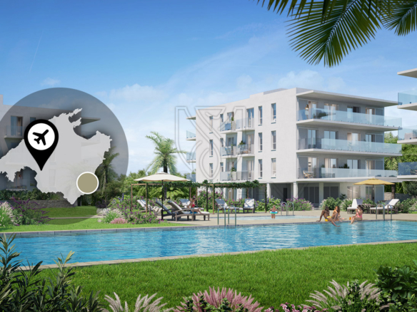 cala dor piso de lujo casas jardin piscina