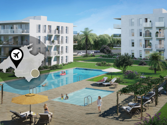 cala dor luxusapartment haus gartenlandschaft