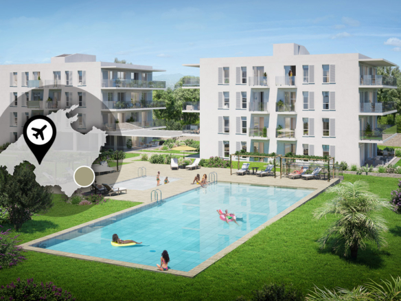 cala dor luxusapartment haus pool garten