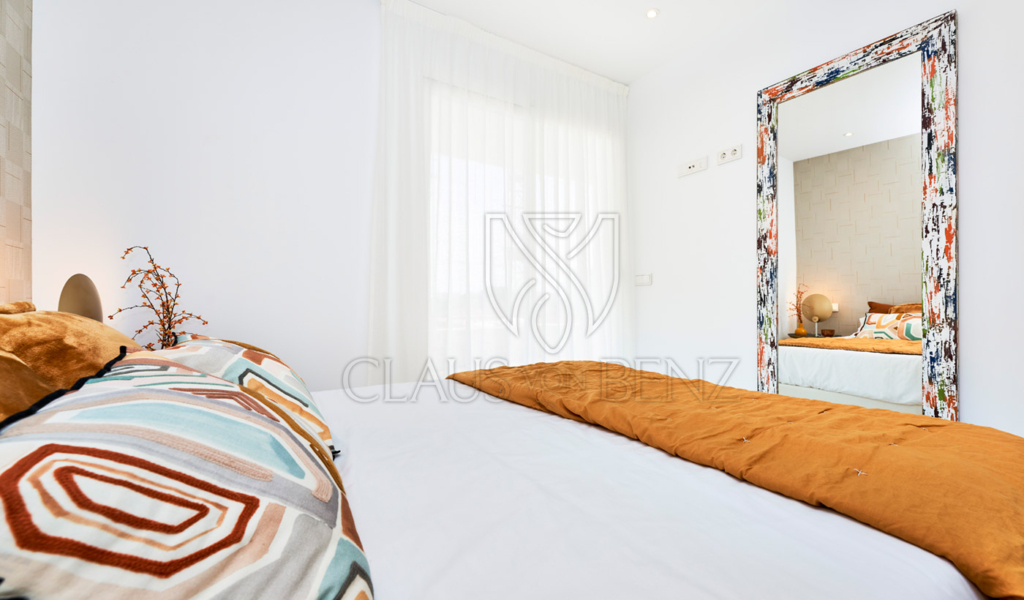 cala dor luxury apartment bedroom bed