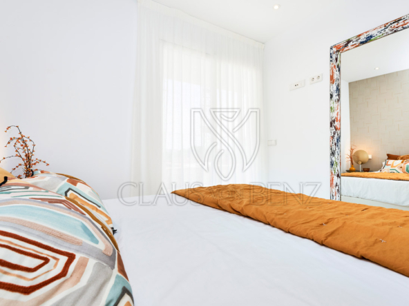 cala dor luxury apartment bedroom bed