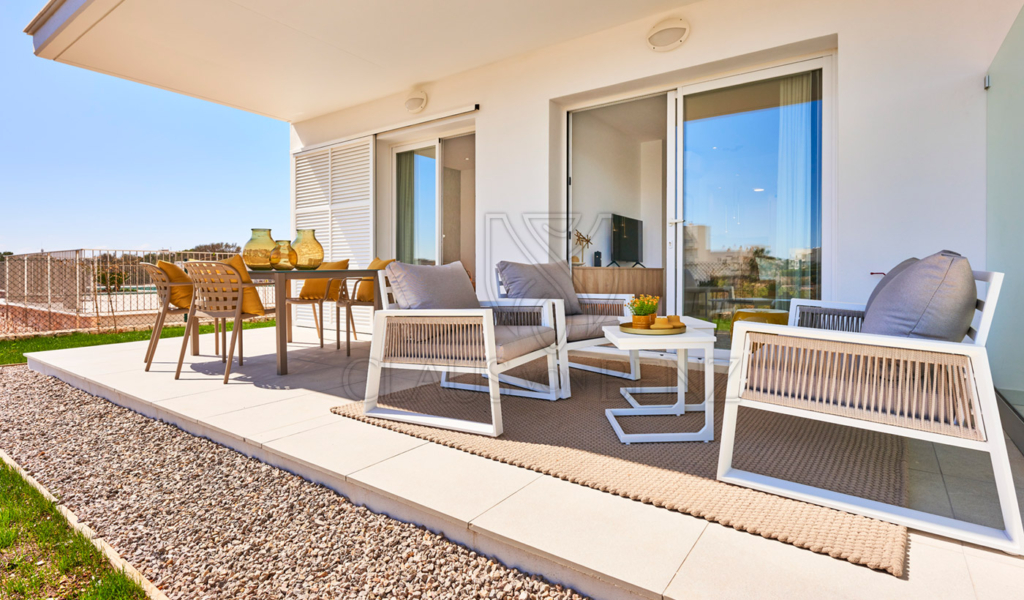 cala dor luxusapartment terrasse mit garten