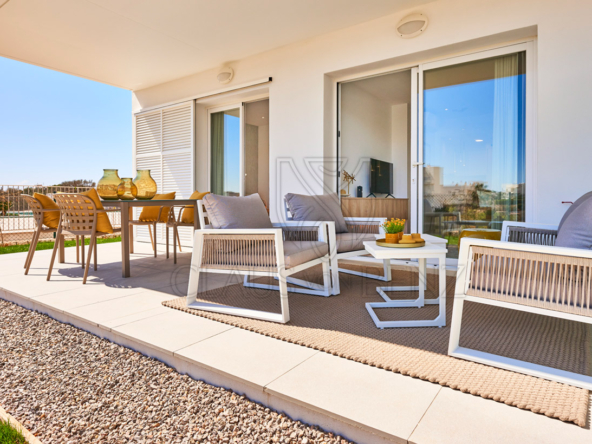 cala dor luxury apartment terrace with garden