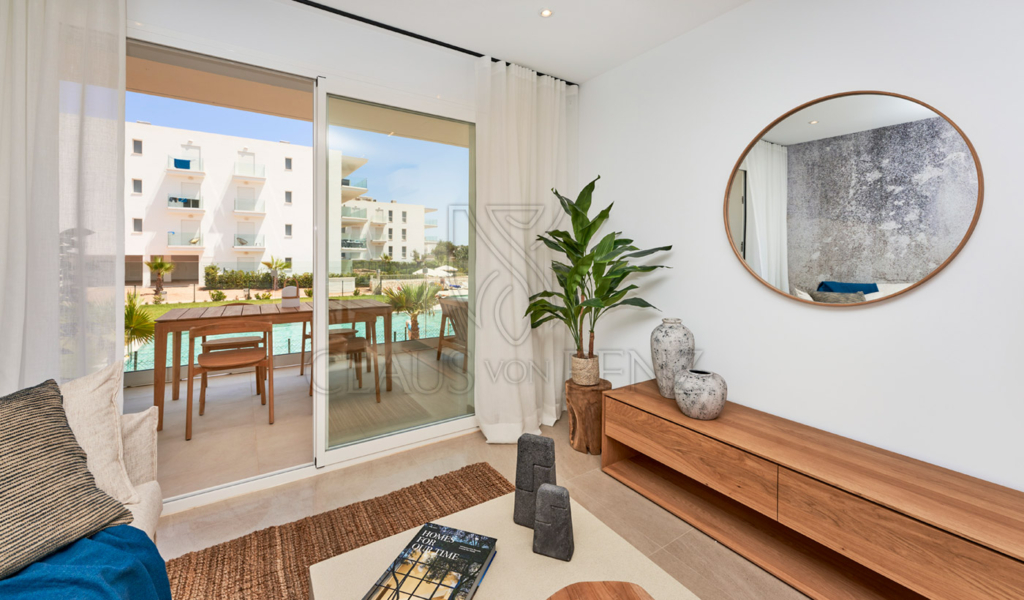 cala dor luxusapartment wohnzimmer balkonwohnung