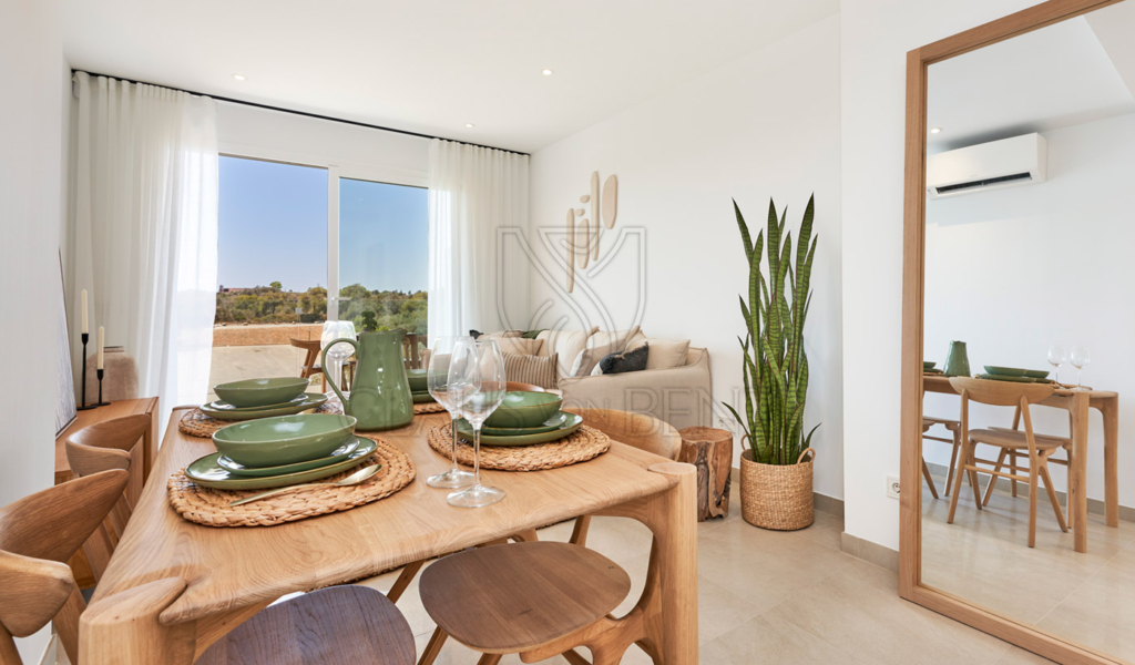 cala dor luxusapartment wohnzimmer esszimmer balkonwohnung