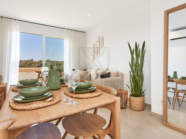 cala dor luxusapartment wohnzimmer esszimmer balkonwohnung