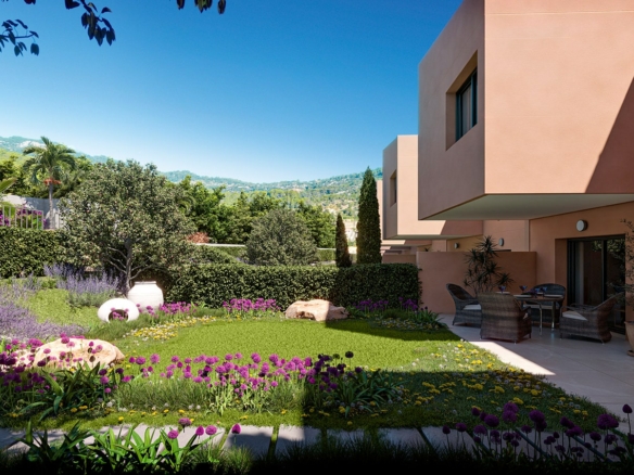 esporles new build project mallorcan terraced villas garden min