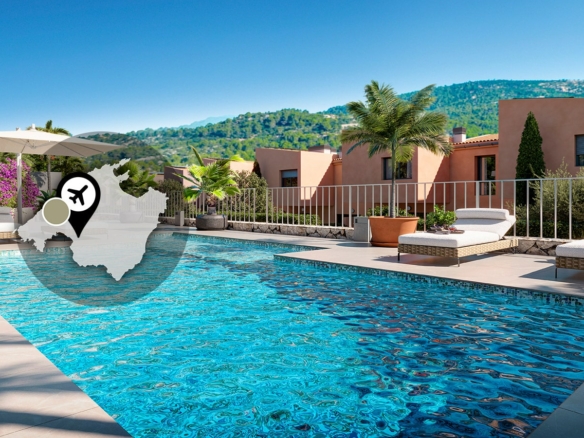 esporles new build project mallorcan terraced villas pool panoramic views map min