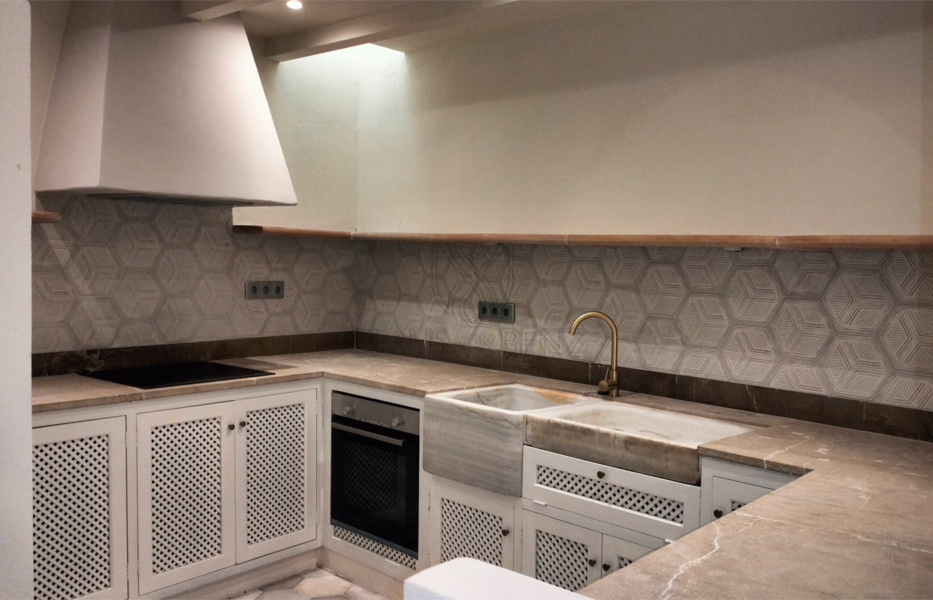 mancor de la vall beautiful renovated mallorcan village house kitchen