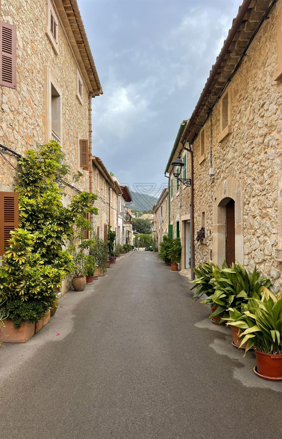 mancor de la vall beautiful renovated mallorcan village house street