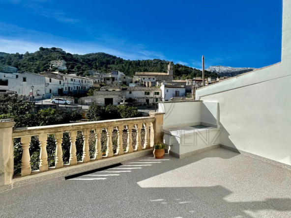 mancor de la vall schoenes saniertes mallorquinisches dorfhaus terrasse mit ausblick