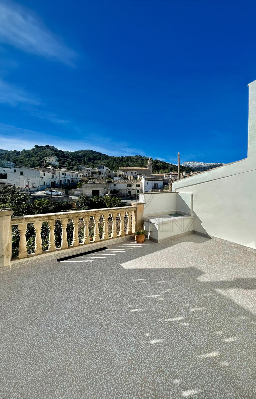 mancor de la vall beautiful renovated mallorcan village house terrace with view