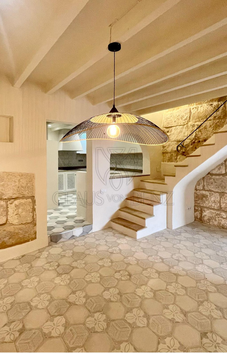 mancor de la vall beautiful renovated mallorcan village house living space