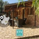 porreres rural property with vacation rental license house side view terrace