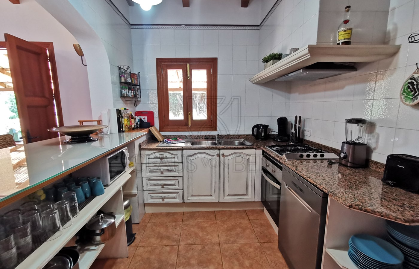 porreres rural property with vacation rental license kitchen